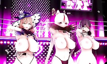 Genshin MMD: Massive Group Orgy Version 2