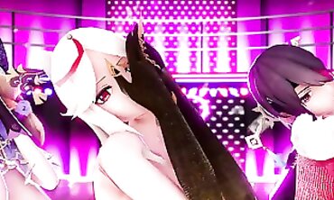Genshin MMD: Massive Group Orgy Version 2