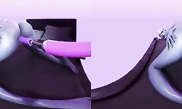 VR Hentai: Liara Gets Pounded by a Machine in 4K