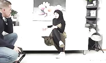Muslim Girl's Daring Photoshoot - Exotic Beauty Reveals Herself to Cameras