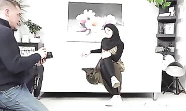 Muslim Girl's Daring Photoshoot - Exotic Beauty Reveals Herself to Cameras