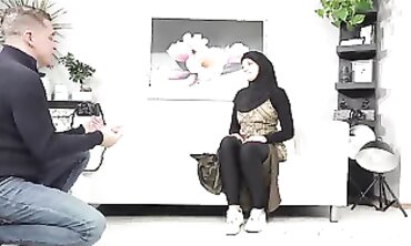 Muslim Girl's Daring Photoshoot - Exotic Beauty Reveals Herself to Cameras