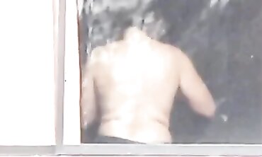Next Door Neighbor Caught on Hidden Cam in the Shower
