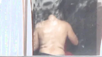 Next Door Neighbor Caught on Hidden Cam in the Shower