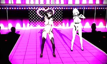 MMD Azurine - Erotic Dance in Virtual Reality with Sensual Music