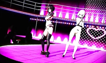 MMD Azurine - Erotic Dance in Virtual Reality with Sensual Music