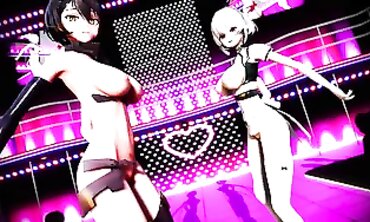 MMD Azurine - Erotic Dance in Virtual Reality with Sensual Music