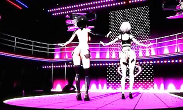 MMD Azurine - Erotic Dance in Virtual Reality with Sensual Music