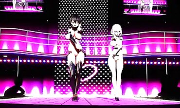 MMD Azurine - Erotic Dance in Virtual Reality with Sensual Music