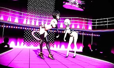 MMD Azurine - Erotic Dance in Virtual Reality with Sensual Music