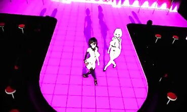 MMD Azurine - Erotic Dance in Virtual Reality with Sensual Music