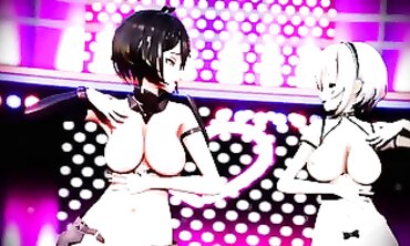 MMD Azurine - Erotic Dance in Virtual Reality with Sensual Music