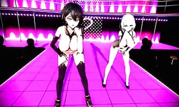 MMD Azurine - Erotic Dance in Virtual Reality with Sensual Music