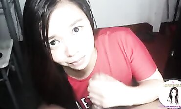 Asian Friends Netflix and Chill Blowjob