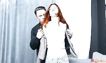 Ginger Teen Lagoon Blaze Gets Enthusiastic Hardcore Sex