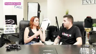 Ginger Latina Amateur Casting Audition With Rough Spanking