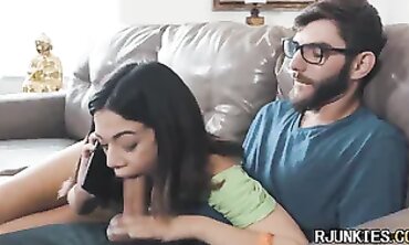 Hefty Boner Meets Diminutive Tight Pussy