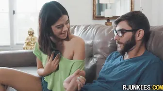 Hefty Boner Meets Diminutive Tight Pussy