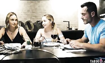 Stepdad Plumbs Petite Mona Blue All Night Long