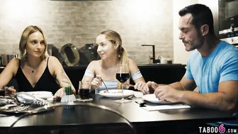 Stepdad Plumbs Petite Mona Blue All Night Long