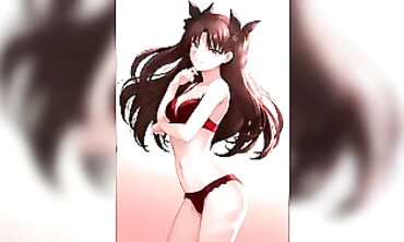 Tohsaka Rin Gets Rough 3D Blowjob and BDSM Action