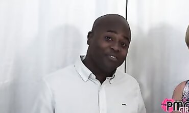 Mature Mommy Interviews Jay PlayHard Before A Hardcore Interracial Fuck