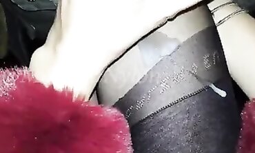 Hot Italian Escort Loves Cum On Her Nylons