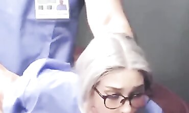 Skylar Vox Gets a Spunky Fuckfest from the Nurse's Pals