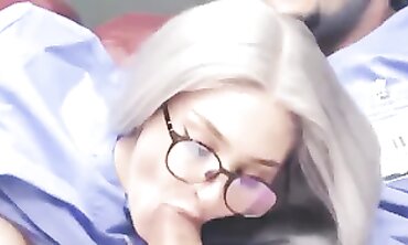 Skylar Vox Gets a Spunky Fuckfest from the Nurse's Pals
