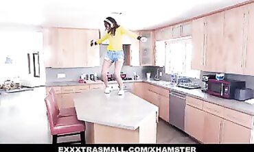 Petite Ebony Sarah Lace Gets Destroyed By A Massive Black Stud