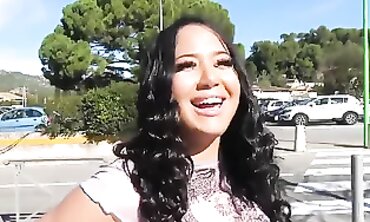 Stunning Brunette Gets Pulverized at Home