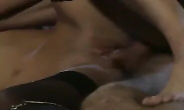 Adriana Chechik Gets Rough in Black Stockings and Boots