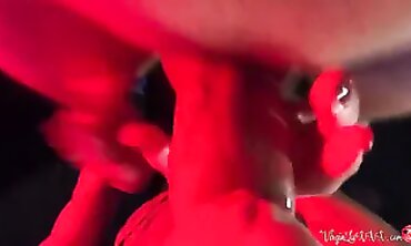 Blonde Stranger Takes Deep Throat From Rod
