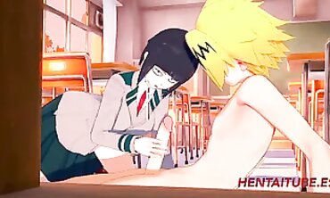 Boku no Hero Cosplay: Jiro Denki College Blowjob