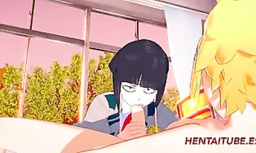 Boku no Hero Cosplay: Jiro Denki College Blowjob