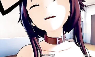 Megumin & Aqua 3D Animated Lesbian Hentai with Audio
