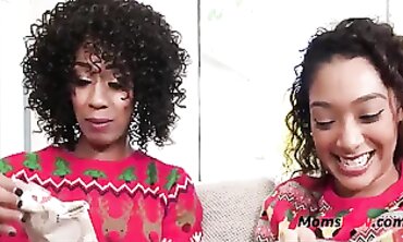 Step Mom & Daughters In Law Share A Stepson's Big Dick - Mysty Stone, Sara Luce
