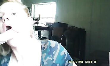 Exploring The Forbidden - Amateur Wife Explores Secret Dungeon With Husband Away