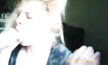 Exploring The Forbidden - Amateur Wife Explores Secret Dungeon With Husband Away