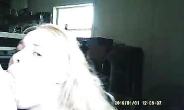 Exploring The Forbidden - Amateur Wife Explores Secret Dungeon With Husband Away