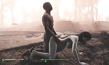 Fallout: Half-Zombie Ghoul Gets Pregnant in Rough Anal Roleplay
