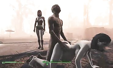Fallout: Half-Zombie Ghoul Gets Pregnant in Rough Anal Roleplay