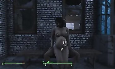 Fallout: Half-Zombie Ghoul Gets Pregnant in Rough Anal Roleplay