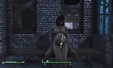 Fallout: Half-Zombie Ghoul Gets Pregnant in Rough Anal Roleplay