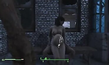 Fallout: Half-Zombie Ghoul Gets Pregnant in Rough Anal Roleplay