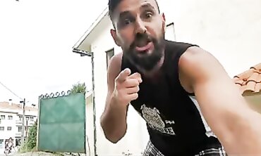 Hairy Dad Larry Cuckolds His Powerless Vag Boyfriend With A Busty MILF