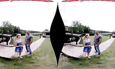 Holiday VR Adventure with a Rough Blonde MILF