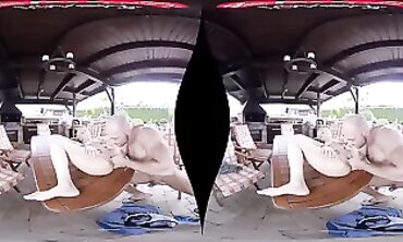 Holiday VR Adventure with a Rough Blonde MILF