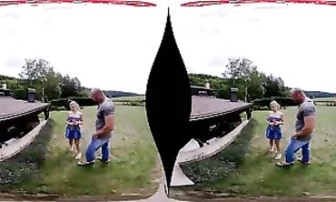 Holiday VR Adventure with a Rough Blonde MILF