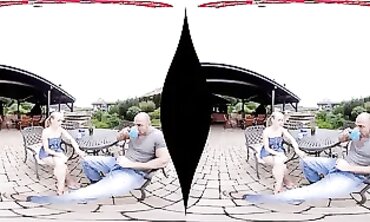 Holiday VR Adventure with a Rough Blonde MILF